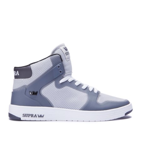 Supra Vaider 2.0 Mens High Tops Shoes Blue UK 70ECM